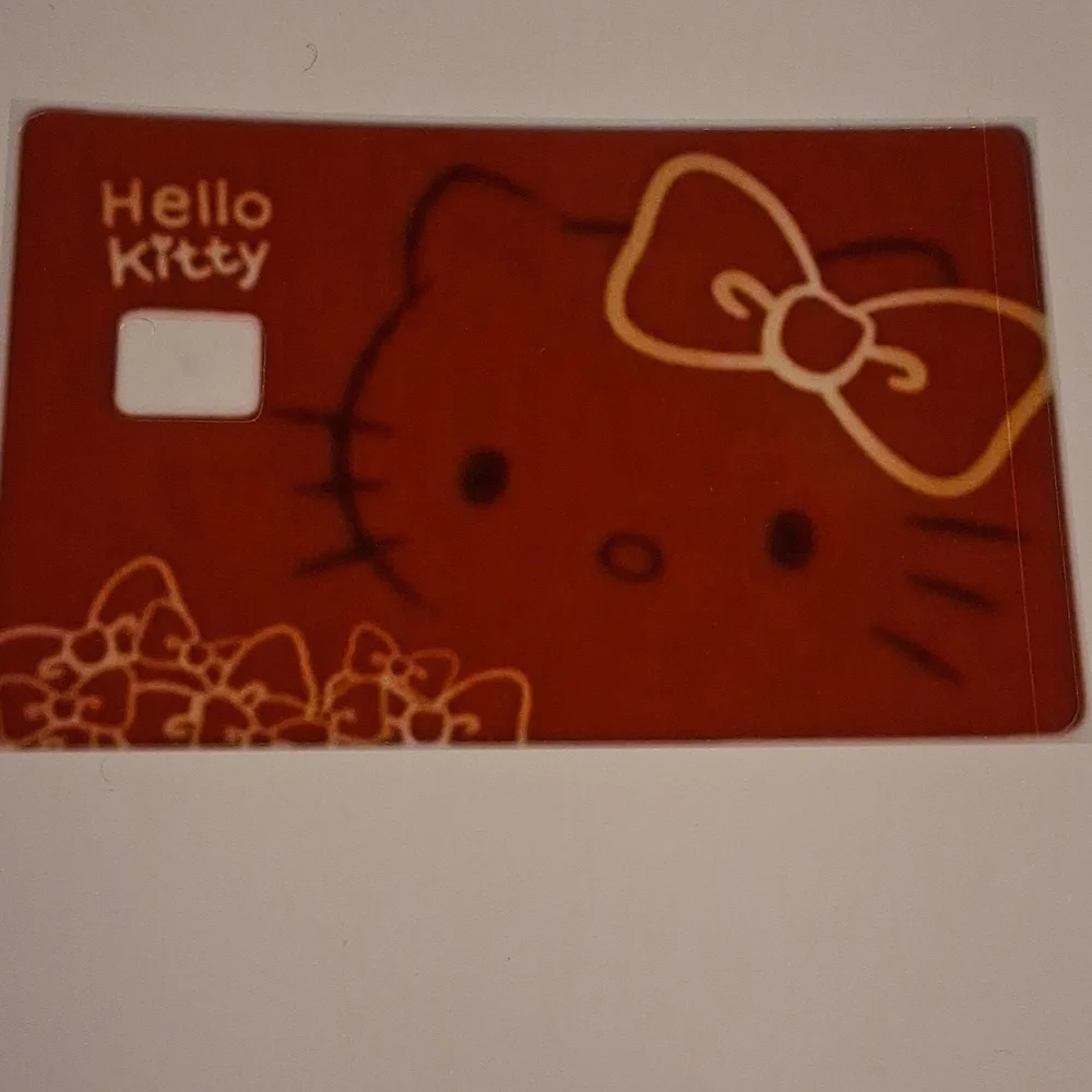Hello Kitty Red Card Cover with Bow Design